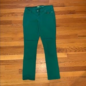 Old Navy Sweet Heart jeans, green, size 4